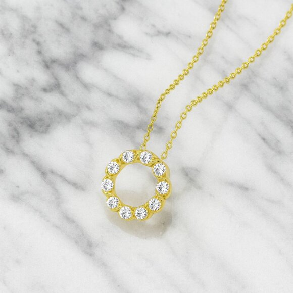 "Willow" Lab Diamond Necklace 925 - Picture 2 of 2